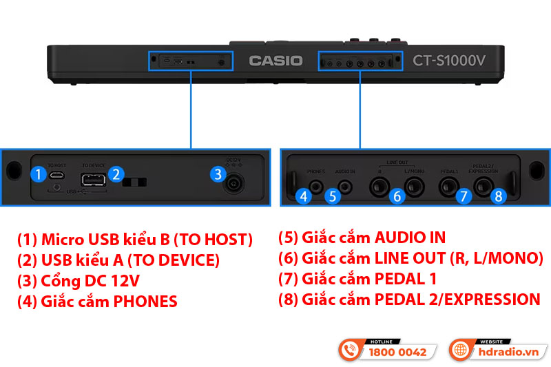Đàn Organ Casio CT-S1000V