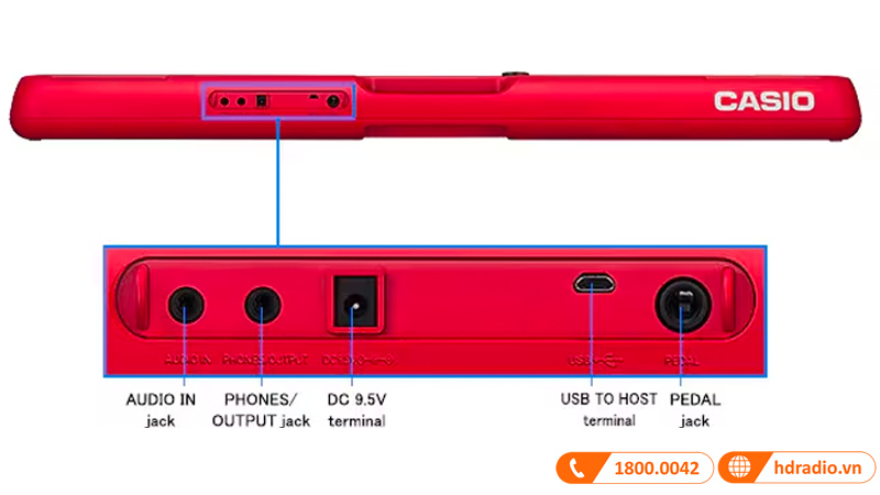 Đàn Organ Casio Casiotone CT-S200, Standard Keyboard 61 phím-10
