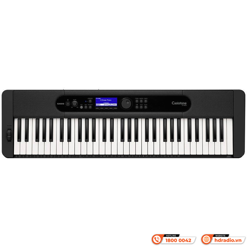 Đàn Organ Casio CT-S400, 61 phím, Bluetooth, MIDI, USB, Audio In-1
