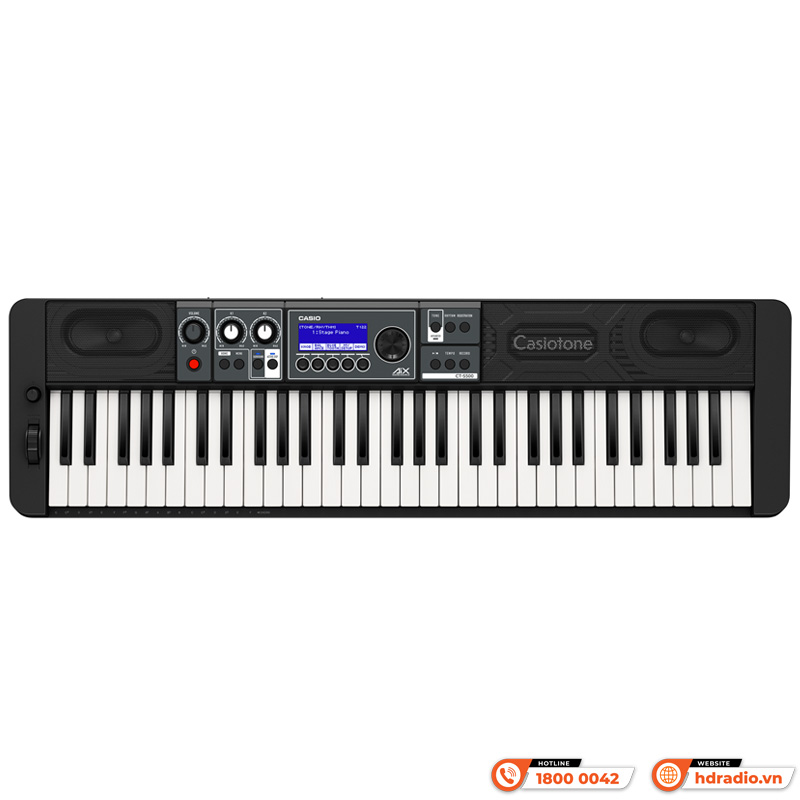 Đàn Organ Casio CT-S500, 61 phím, Bluetooth 5.0, MIDI, USB, LINE OUT-2