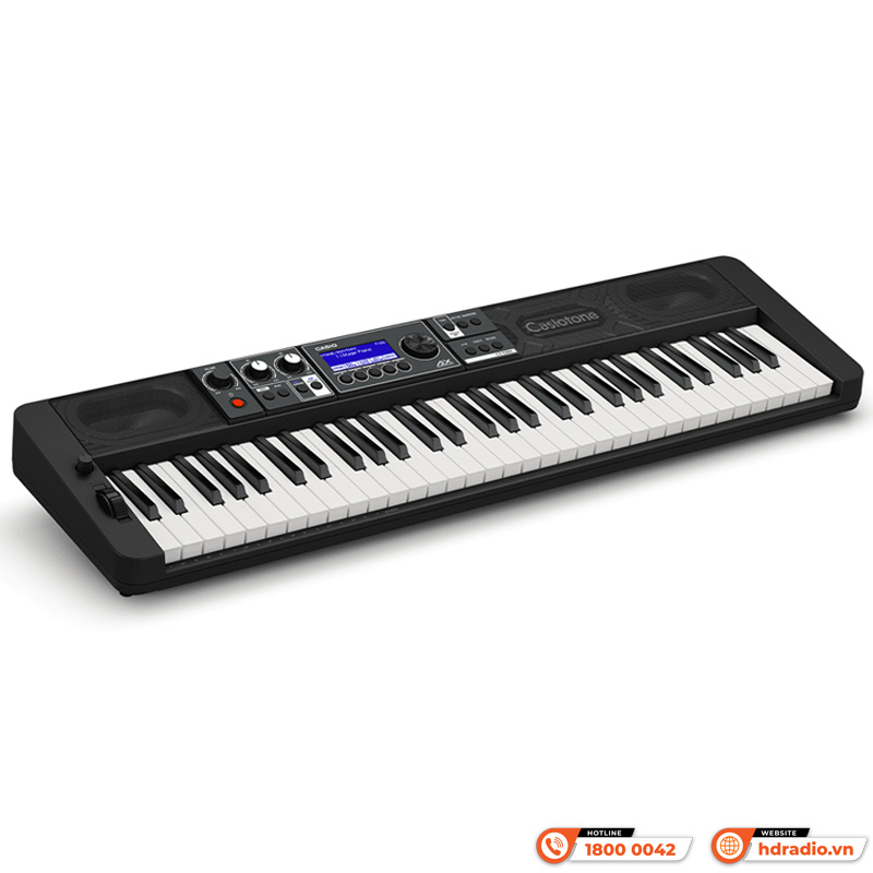Đàn Organ Casio CT-S500, 61 phím, Bluetooth 5.0, MIDI, USB, LINE OUT-3