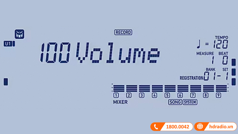 Đàn Organ Casio CT-X3000, Standard Keyboard 61 phím-16