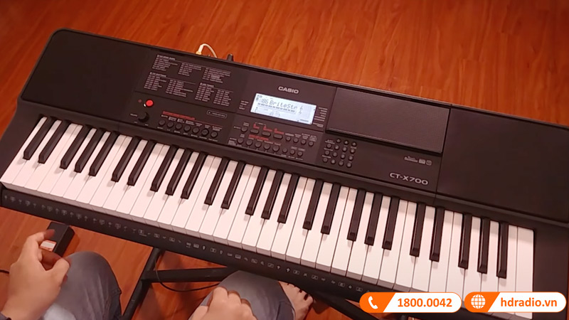 Đàn Organ Casio CT-X700, Standard Keyboard 61 phím-8