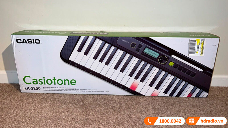 Đàn Organ Casio LK-S250, Keyboard phím sáng 61 phím-3