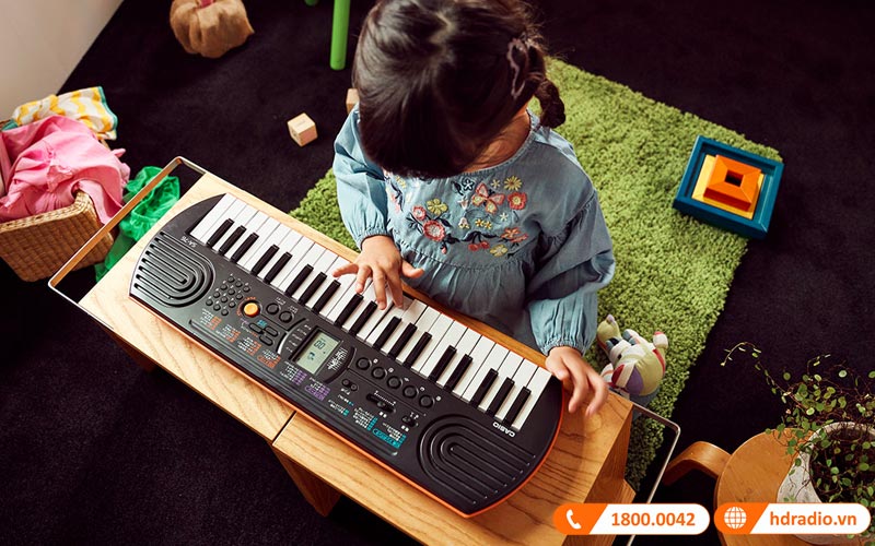 Đàn Organ Casio SA-76, organ mini 44 phím-2
