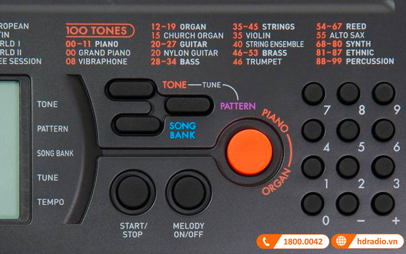 Đàn Organ Casio SA-76, organ mini 44 phím-4