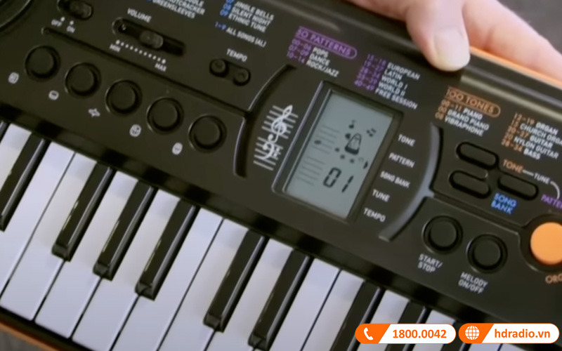Đàn Organ Casio SA-76, organ mini 44 phím-6
