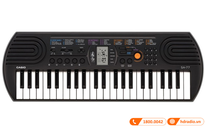 Đàn Organ Casio SA-77, organ mini 44 phím-3