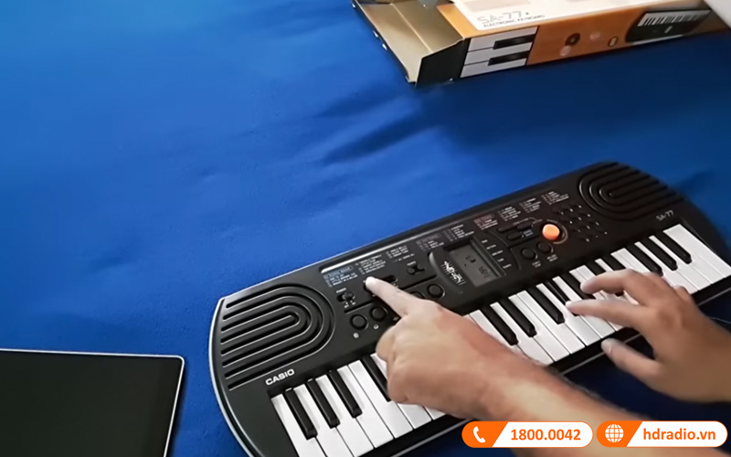 Đàn Organ Casio SA-77, organ mini 44 phím-4