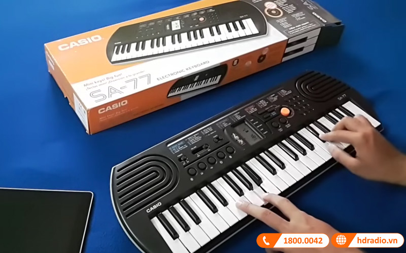 Đàn Organ Casio SA-77, organ mini 44 phím-9