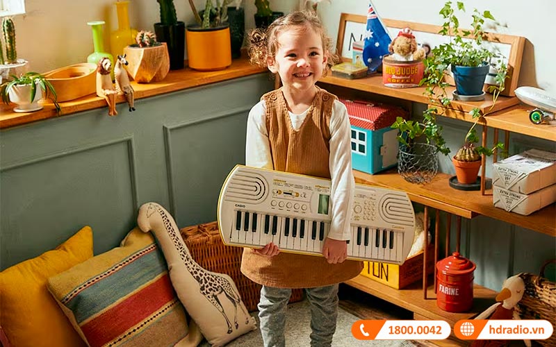 Đàn Organ Casio SA-80, organ mini 44 phím-5