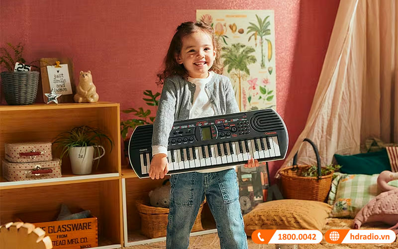 Đàn Organ Casio SA-81, organ mini 44 phím-3