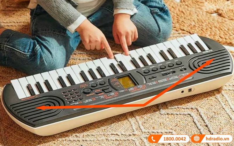 Đàn Organ Casio SA-81, organ mini 44 phím-10