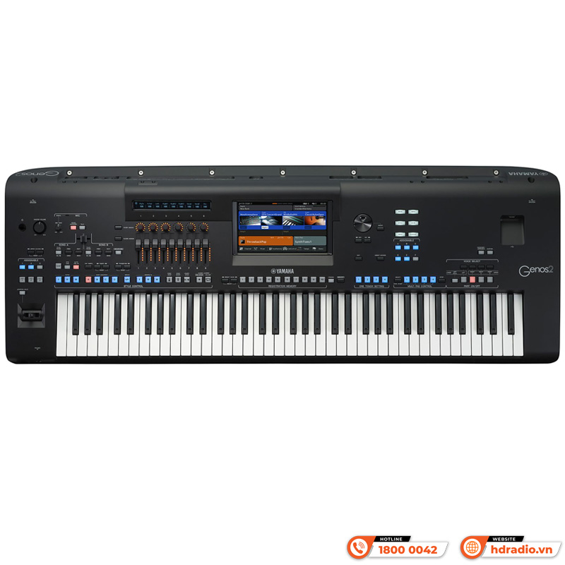 Đàn Organ Yamaha Genos2, 76 phím, PHONES, MIDI, MIC, AUX, LINE, USB (New 2023)-1