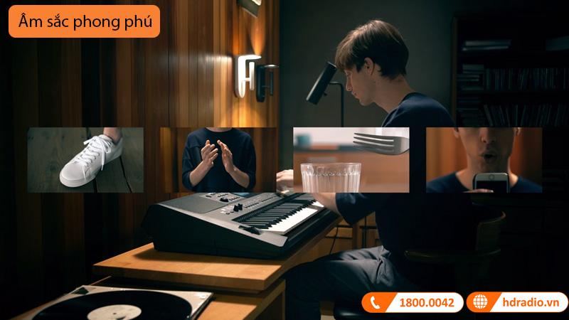 Âm sắc của Đàn Organ Yamaha PSR E463