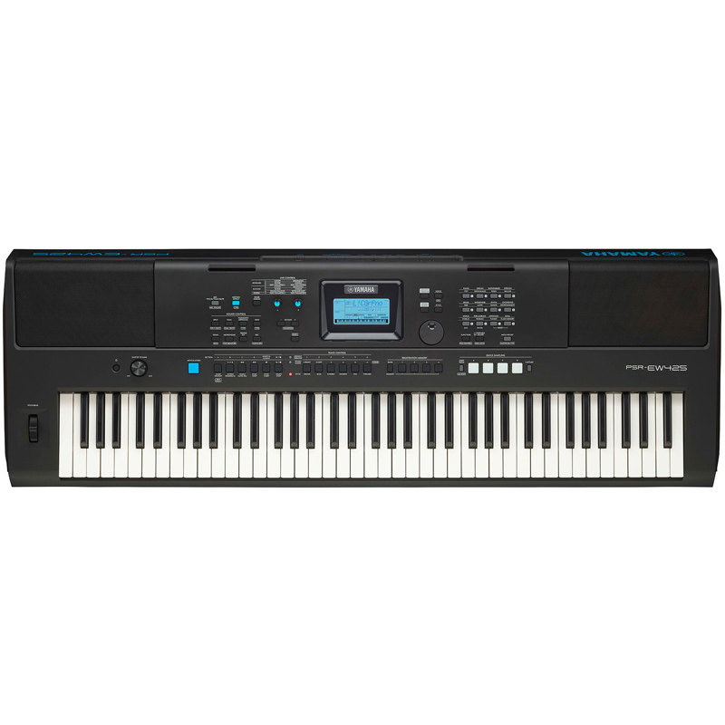 Đàn Organ Yamaha PSR EW425, 76 phím, 64 âm Polyphony, 820 âm sắc, AWM Stereo