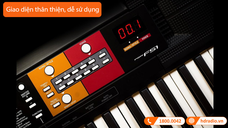 Đàn Organ Yamaha PSR F51