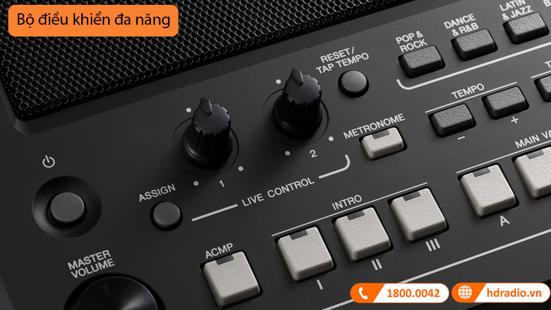 Bộ điều khiển đa năng của Yamaha PSR SX600