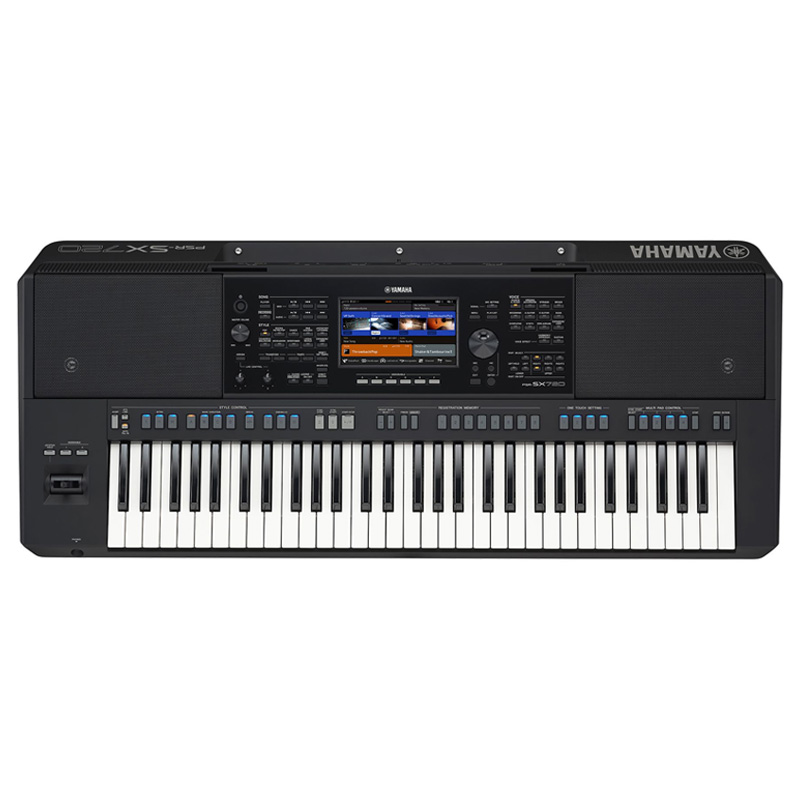 Đàn Organ Yamaha PSR-SX720, 61 phím FSB, âm thanh AWM Stereo Sampling, 1.377 Tiếng nhạc, 450 tiết tấu cài đặt sẵn, 128 âm Polyphony