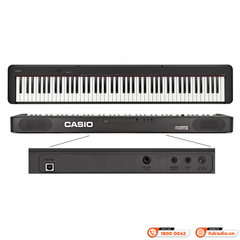 Đàn Piano Casio CDP-S100, piano điện-4