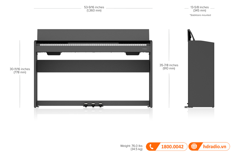 Đàn Piano Roland F-107