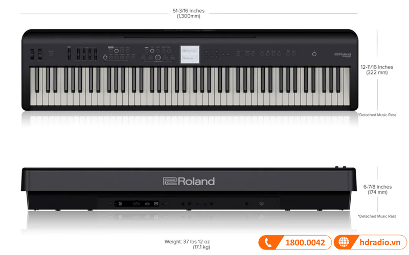Đàn Piano Roland FP-E50, piano điện-17