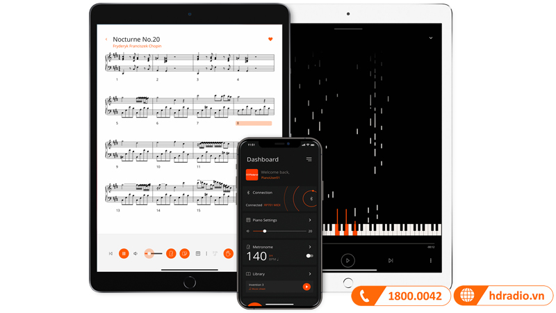 Đàn Piano Roland RP-107, piano điện-9