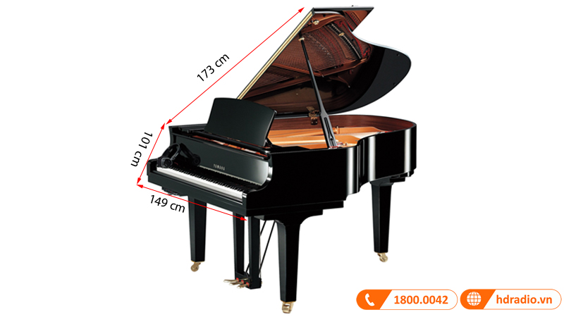 Đàn Piano Yamaha C2X SH3