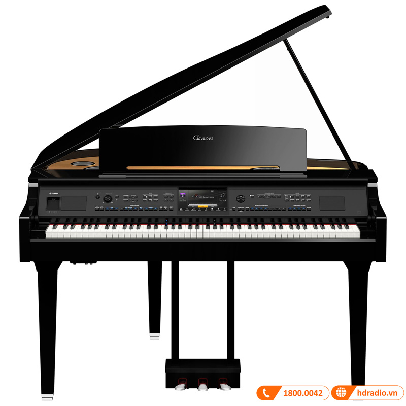 Đàn Piano Yamaha CVP-909GP, Bluetooth, MIDI, USB, MIC-1