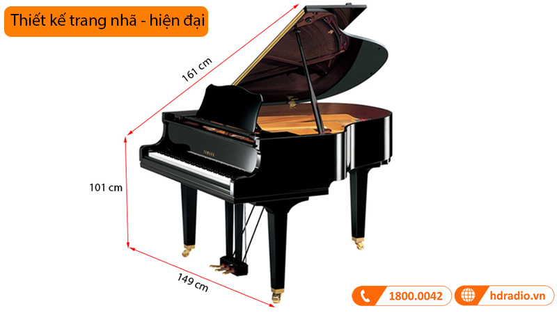 Đàn Piano Yamaha GC1 SH3