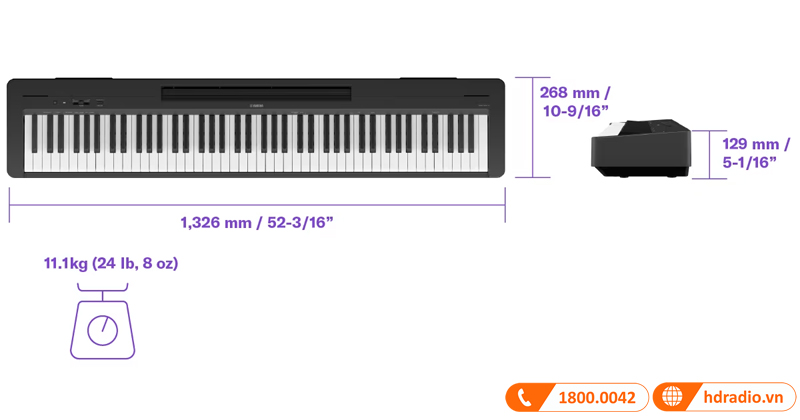 Đàn Piano Yamaha P-143