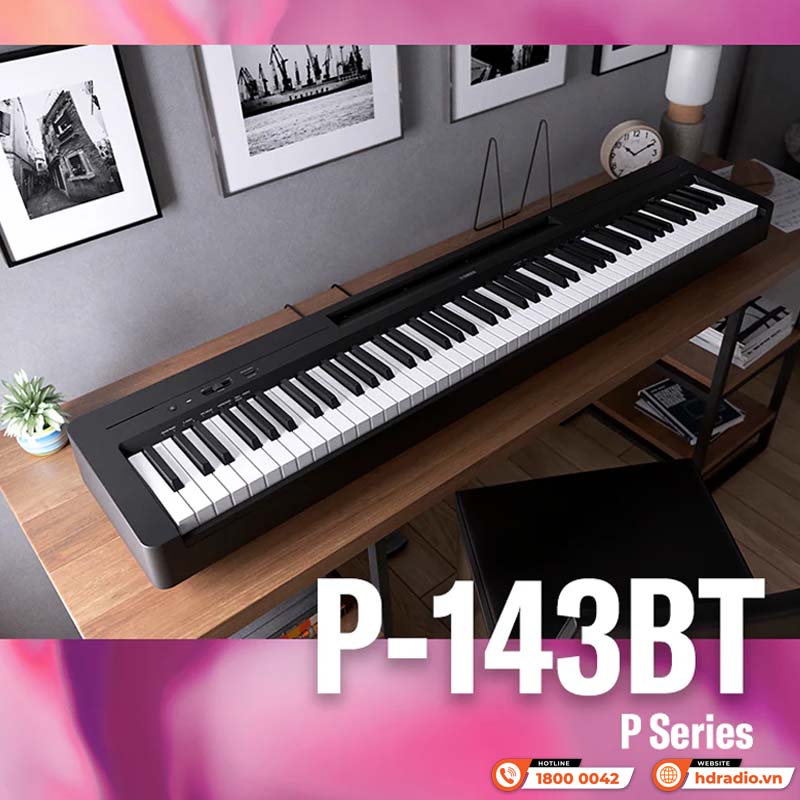 Đàn Piano Yamaha P-143BT