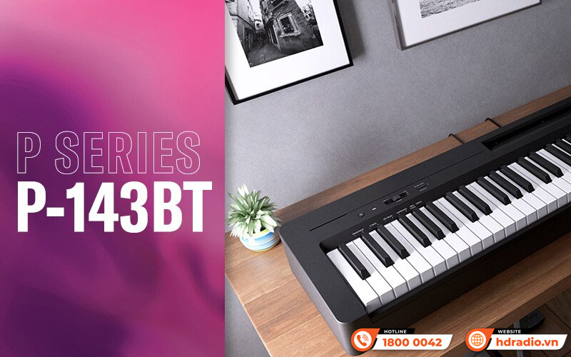 Đàn Piano Yamaha P-143BT