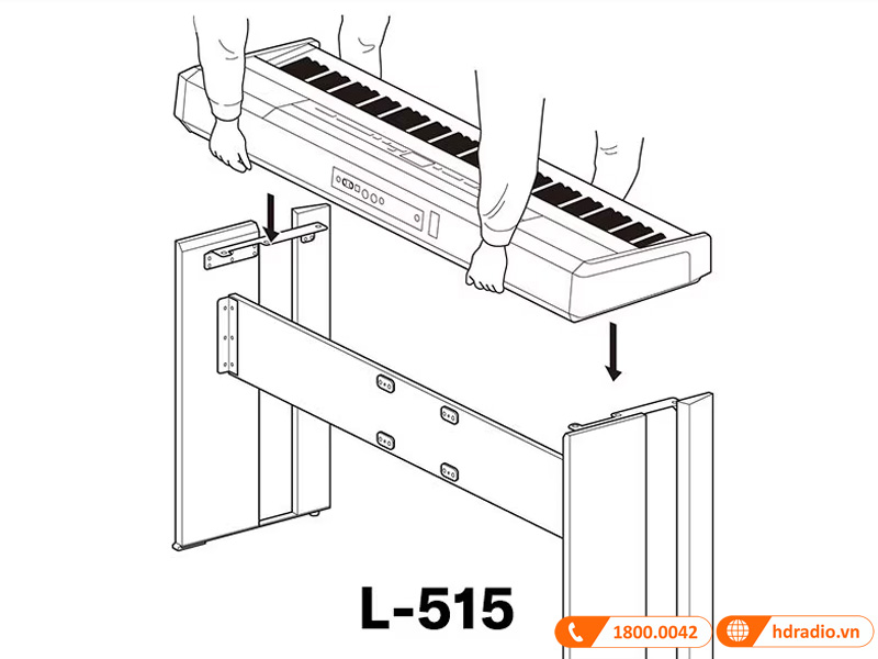 Đàn Piano Yamaha P-525