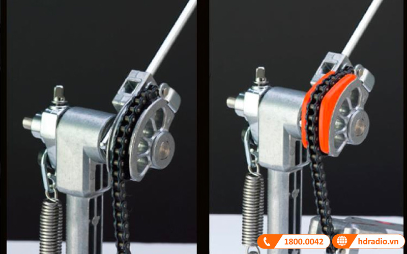 Pedal Pearl P-930, bàn đạp trống Bass-4