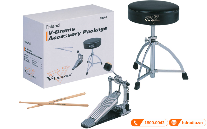 Bộ phụ kiện trống Roland DAP-3X-2