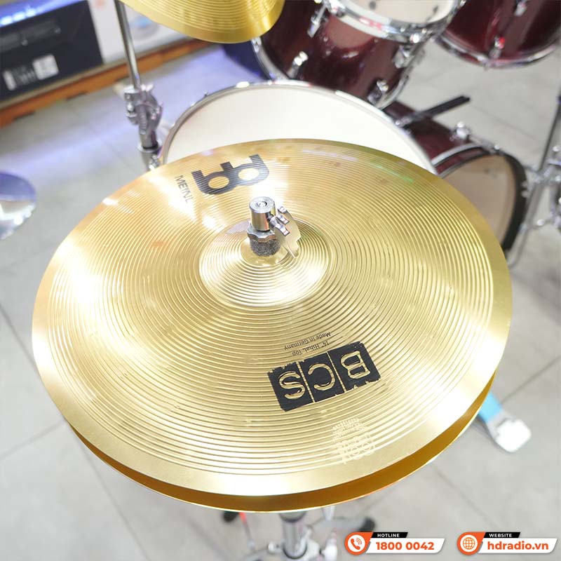 Bộ Cymbal Meinl BCS (Hi-hats 14" x 2, Crash 16”, Ride 20”)-3