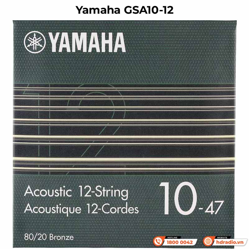 Dây Đàn Guitar Acoustic Yamaha GSA10-12