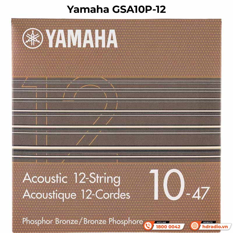 Dây Đàn Guitar Acoustic Yamaha GSA10P-12