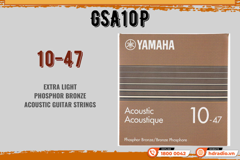 Dây Đàn Guitar Acoustic Yamaha GSA10P