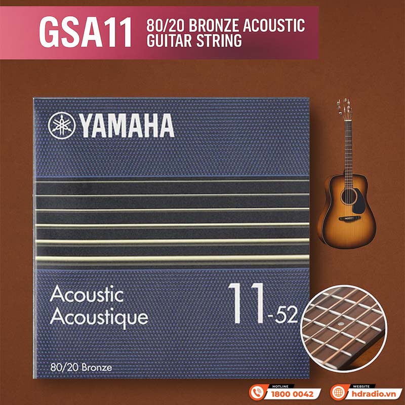 Dây Đàn Guitar Acoustic Yamaha GSA11