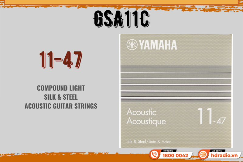 Dây Đàn Guitar Acoustic Yamaha GSA11C Dây Đàn Guitar Acoustic Yamaha GSA11C