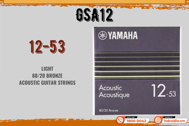 Dây Đàn Guitar Acoustic Yamaha GSA12 Dây Đàn Guitar Acoustic Yamaha GSA12