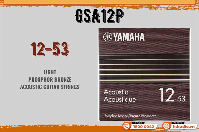 Dây Đàn Guitar Acoustic Yamaha GSA12P