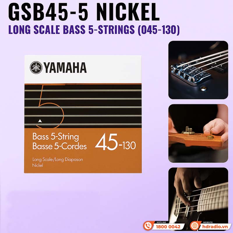 Dây Đàn Guitar Bass Yamaha GSB45-5 Dây Đàn Guitar Bass Yamaha GSB45-5