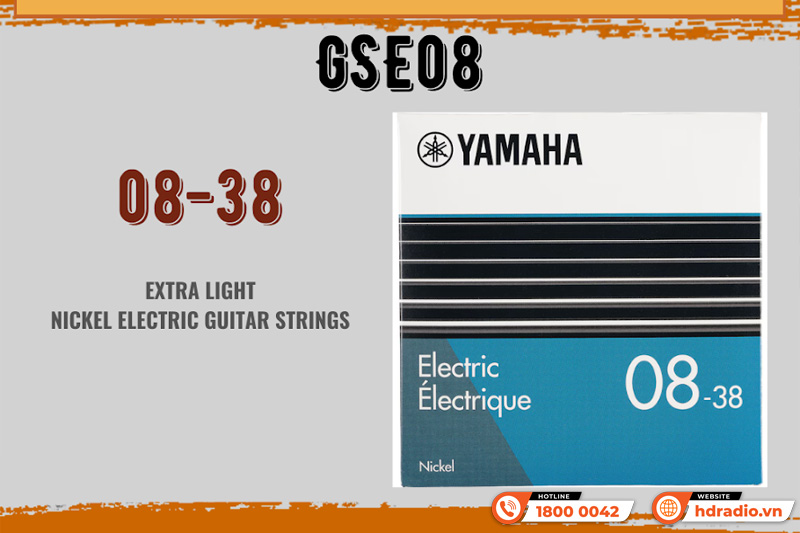Dây Đàn Guitar Điện Yamaha GSE08 Dây Đàn Guitar Điện Yamaha GSE08