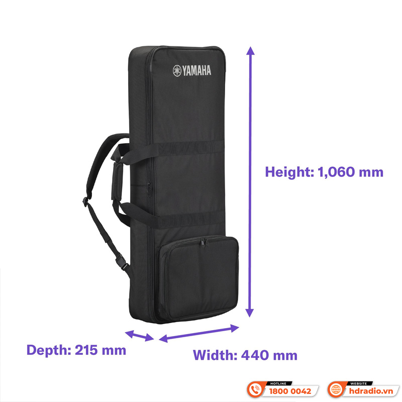 Túi đựng Đàn Organ Yamaha SC-KB650 Túi đựng Đàn Organ Yamaha SC-KB650