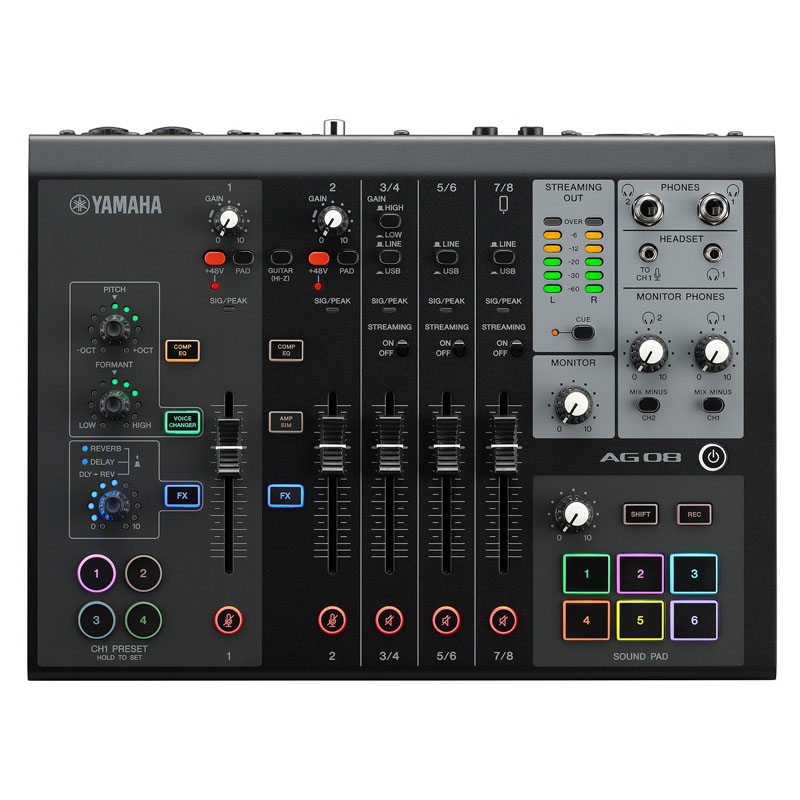 Bàn mixer Yamaha AG08, mixer thu âm, livestream