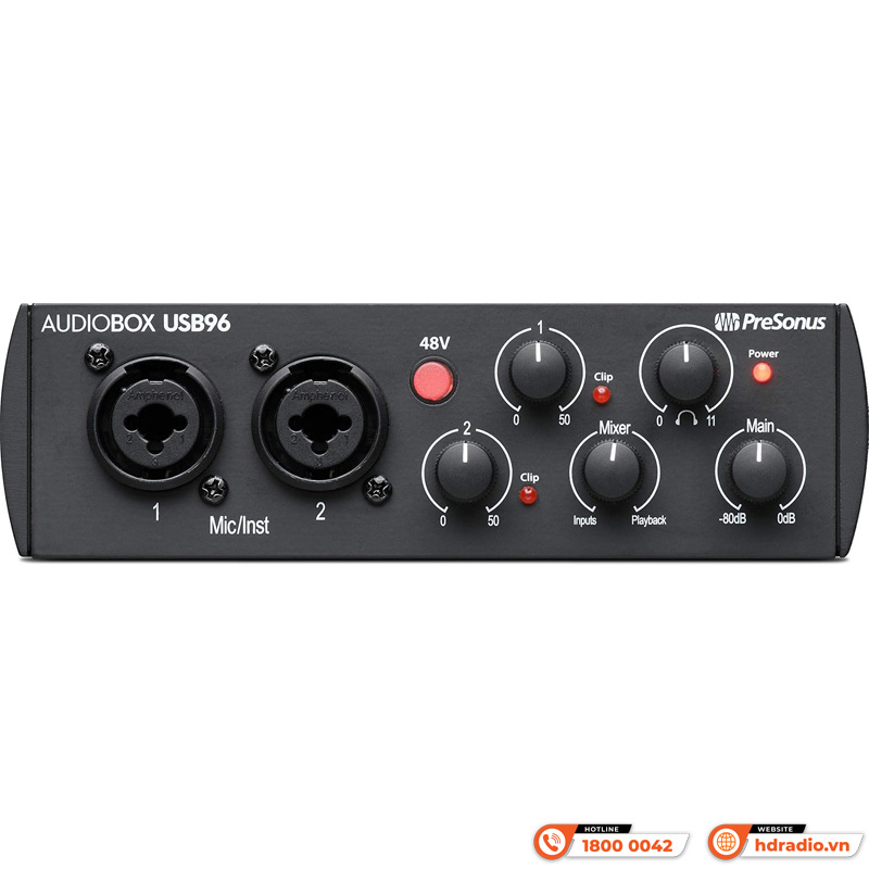 Bộ PreSonus AudioBox USB 96 Studio Ultimate Bundle 25th Anniversary Edition