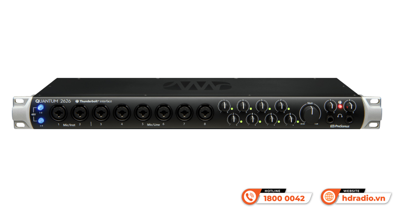 Soundcard PreSonus Quantum 2626 Thunderbolt™ 3 Audio Interface